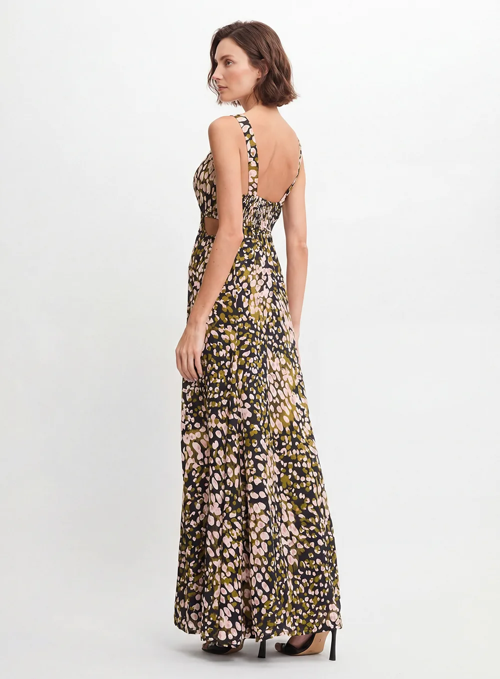 Vestido Longo Godê Estampado - Sommer - Imagem 2