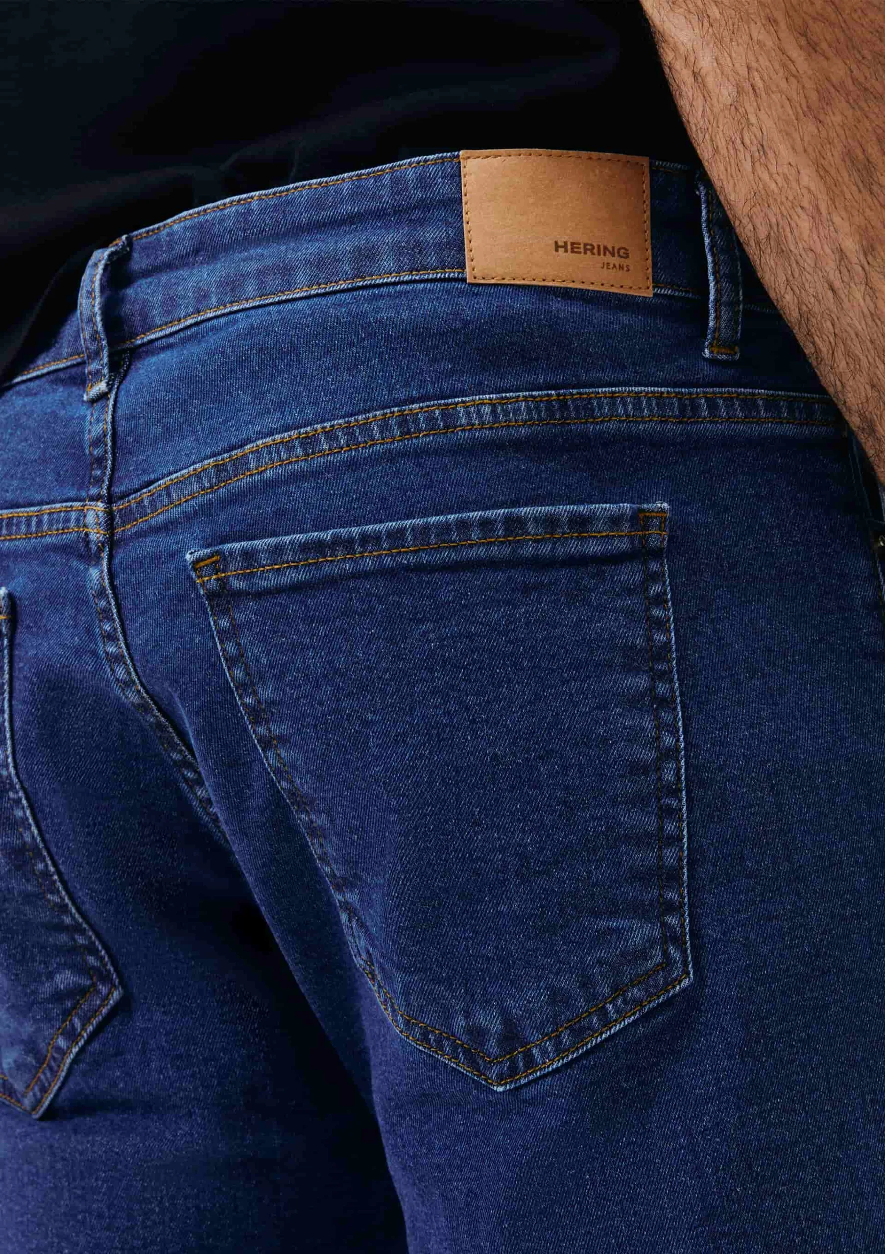 Calça Masculina Slim em Jeans Azul - Hering - Imagem 2