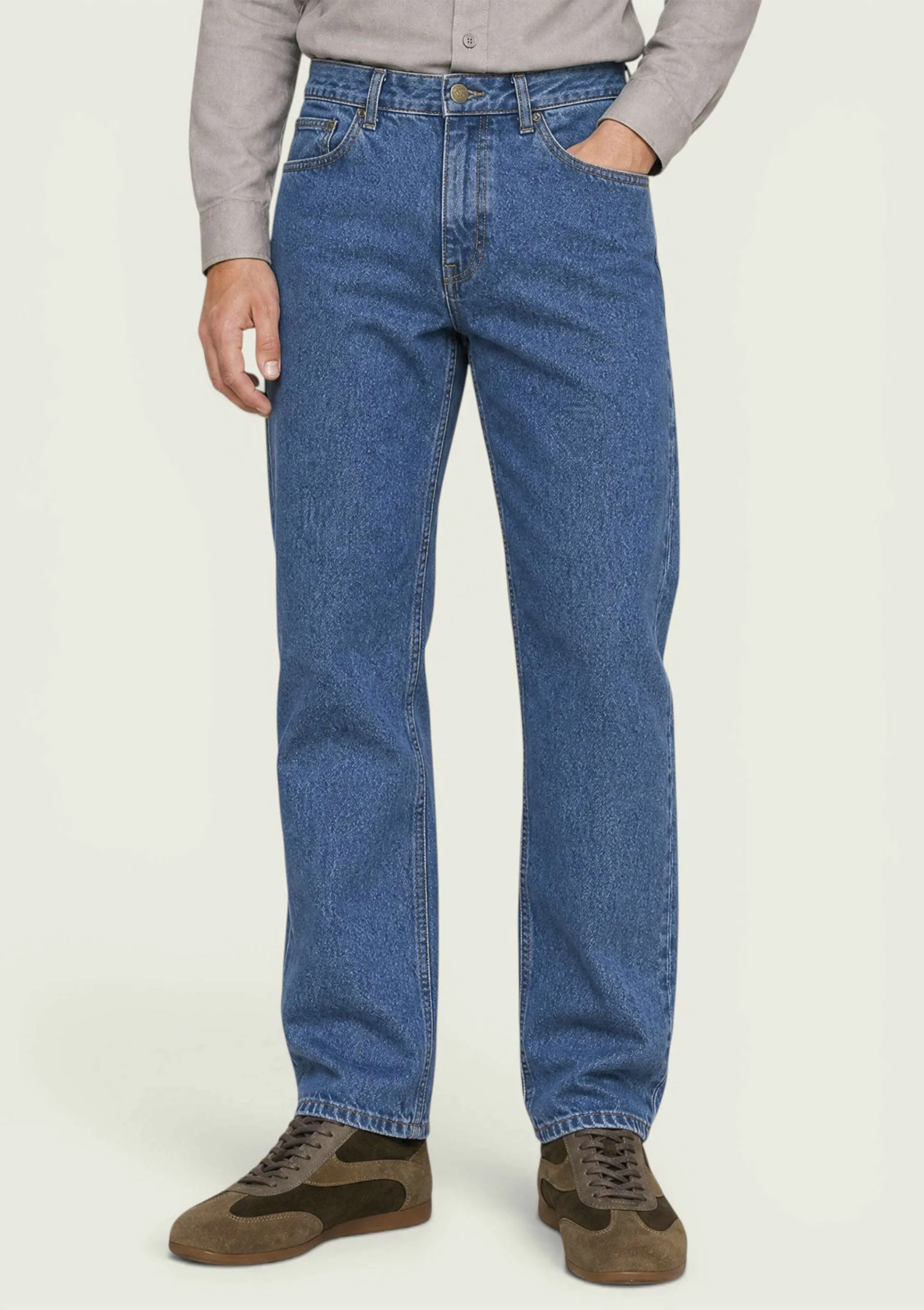 Calça Jeans Azul Masculina Reta - Hering - Imagem 3